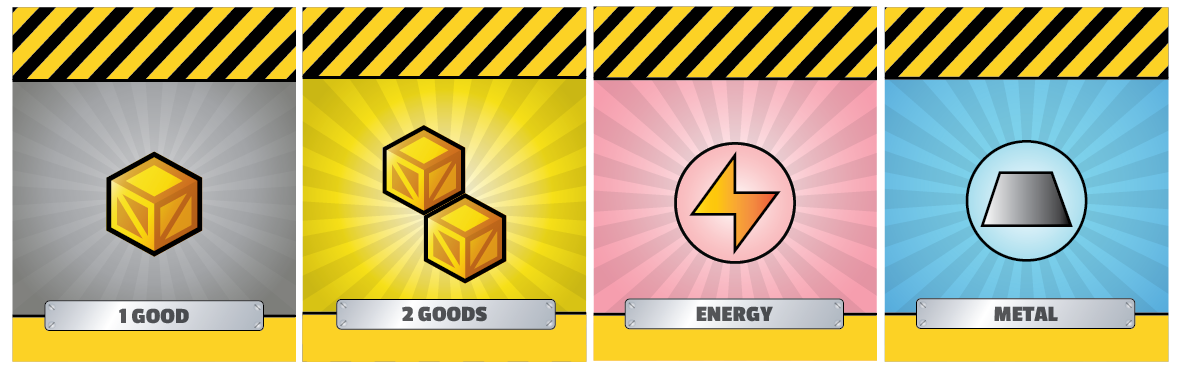 GeekUp Bag Set: Fantastic Factories for use with the board game Fantastic Factories, REORDER, sold at the BoardGameGeek Store