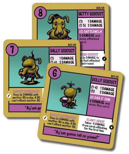 Squirmish: Biscuit Sisters Promo for use with the board game S, Squirmish, sold at the BoardGameGeek Store