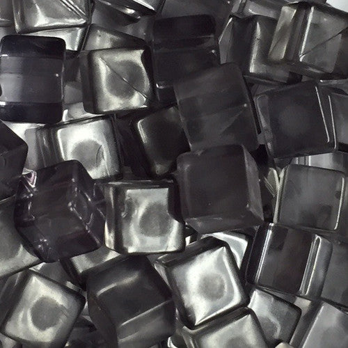 Translucent Plastic Cubes - 8 mm - Bag of 50 for use with the board game REORDER, sold at the BoardGameGeek Store