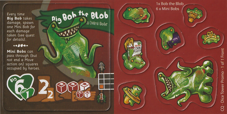 CoraQuest: Bob the Blob Promo for use with the board game C, CoraQuest, sold at the BoardGameGeek Store