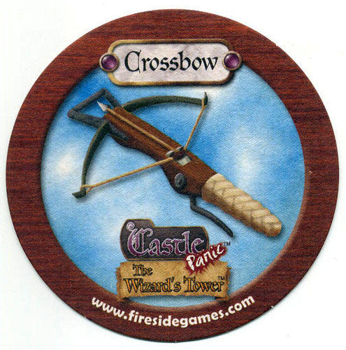 Castle Panic: Crossbow Promo for use with the board game C, Castle Panic, sold at the BoardGameGeek Store