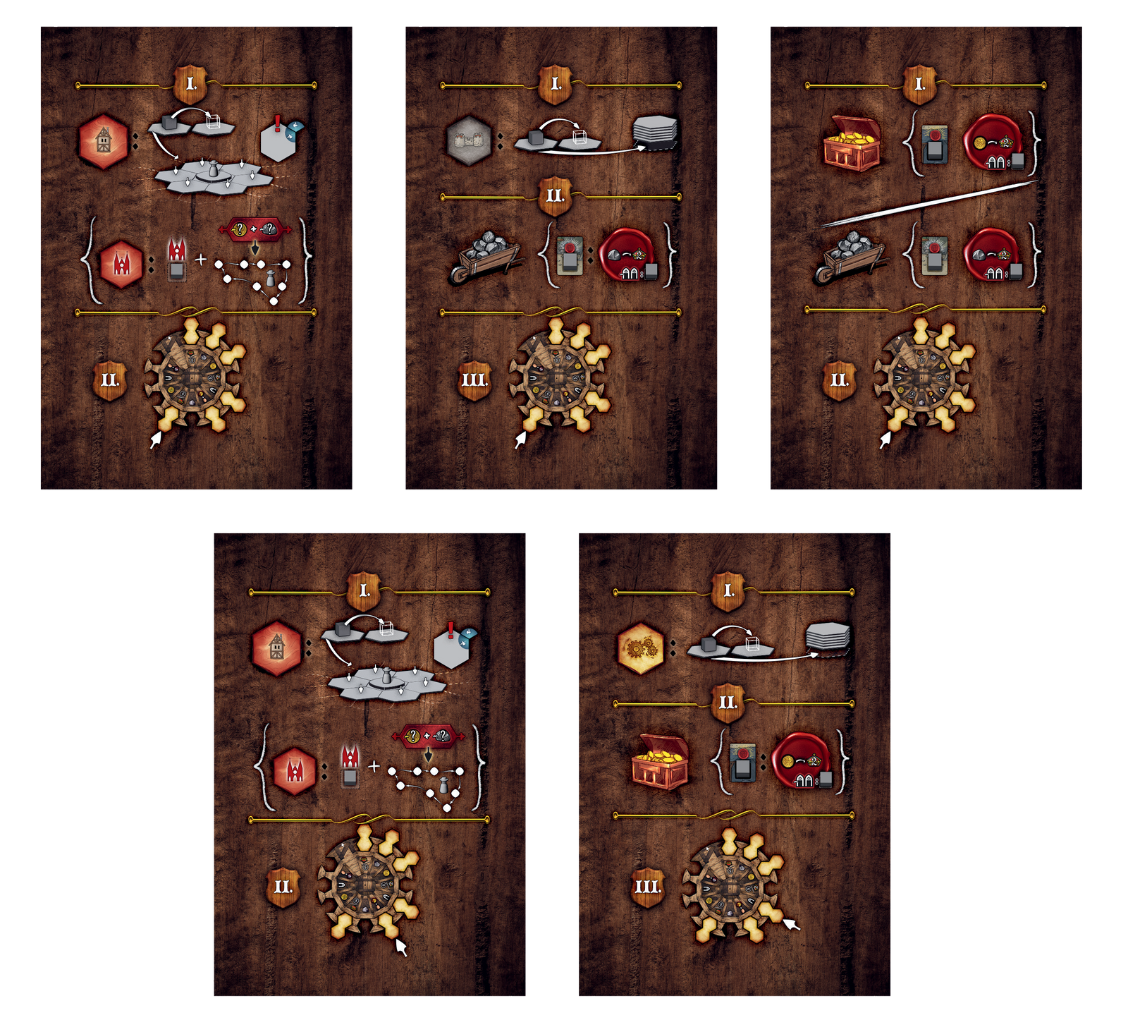 Praga Caput Regni: Peter Parler Solo Variant Cards for use with the board game Praga Caput Regni, sold at the BoardGameGeek Store