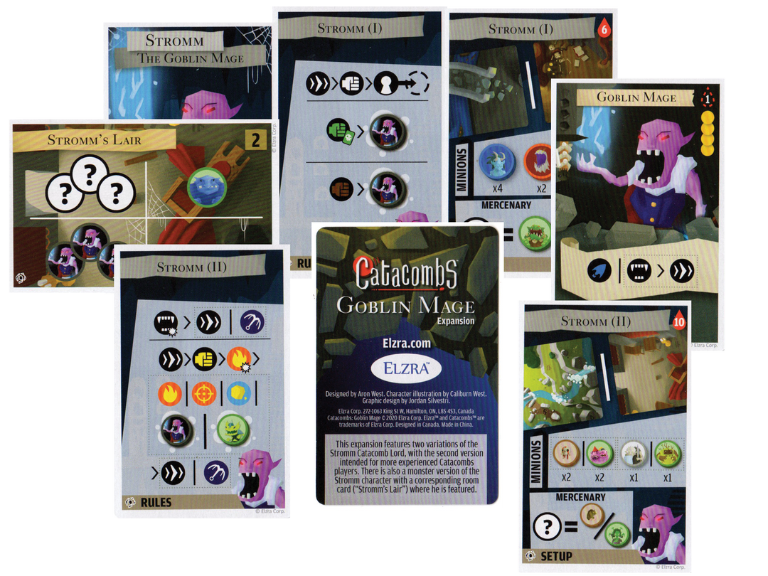 Catacombs (Third Edition): Goblin Mage Expansion for use with the board game C, Catacombs, sold at the BoardGameGeek Store
