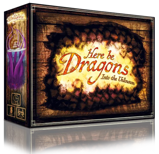 Here Be Dragons: Into the Unknown for use with the board game Here Be Dragons, sold at the BoardGameGeek Store