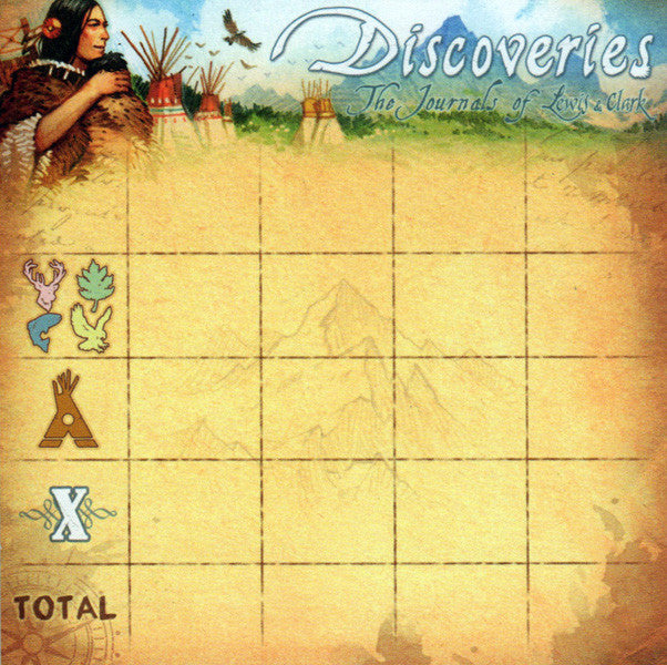Discoveries: Score Pad for use with the board game D, Discoveries, sold at the BoardGameGeek Store