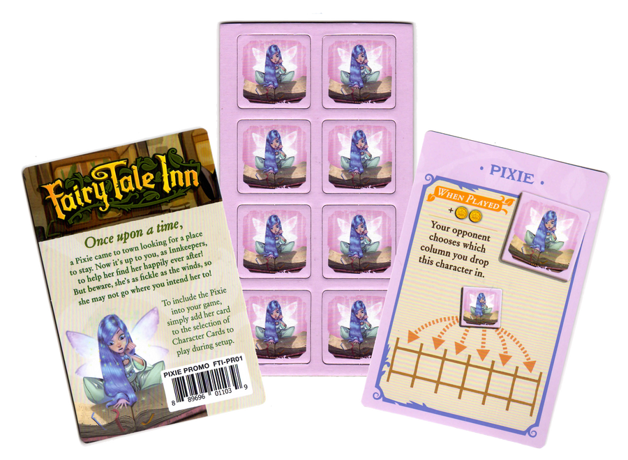 Fairy Tale Inn: Pixie Promo for use with the board game F, Fairy Tale Inn, sold at the BoardGameGeek Store