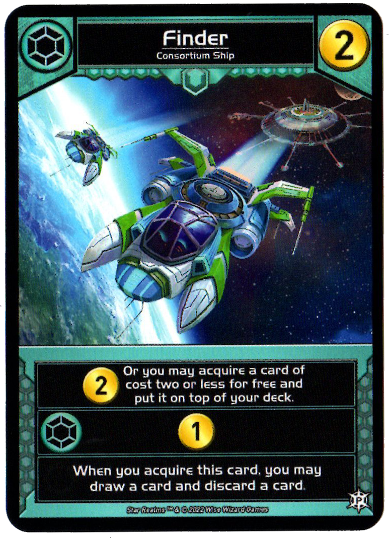 Star Realms: Finder Promo Card for use with the board game S, Spring Sale, Star Realms, sold at the BoardGameGeek Store