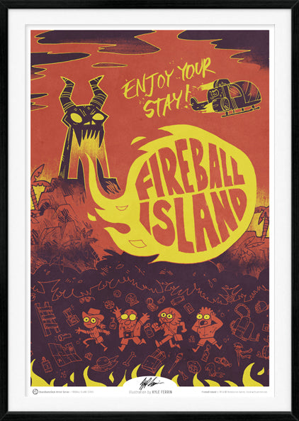 BoardGameGeek Artist Series: Special Fireball Island Series for use with the board game Fireball Island, sold at the BoardGameGeek Store
