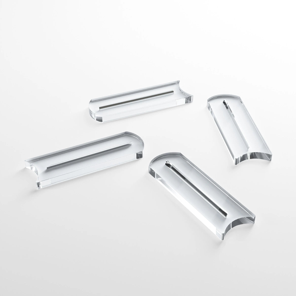 Gamegenic - Premium Acrylic Card Stand (Set of 4) for use with the board game Gamegenic, sold at the BoardGameGeek Store