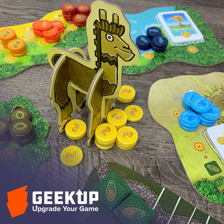 GeekUp Bit Set: Altiplano for use with the board game Altiplano, REORDER, sold at the BoardGameGeek Store