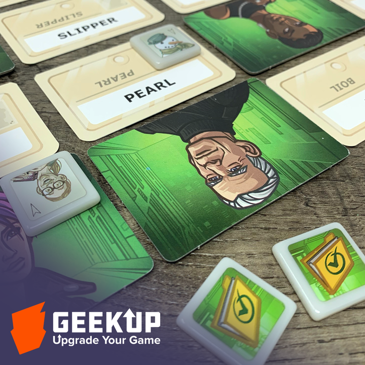 GeekUp Bit Set: Codenames Duet for use with the board game Codenames: Duet, REORDER, sold at the BoardGameGeek Store