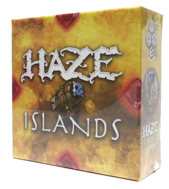 Haze Islands for use with the board game , sold at the BoardGameGeek Store