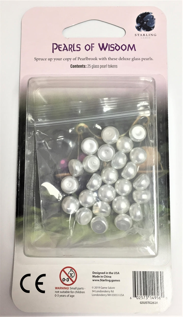 Everdell: Pearlbrook Expansion: Glass Pearl upgrade for use with the board game E, Everdell, sold at the BoardGameGeek Store