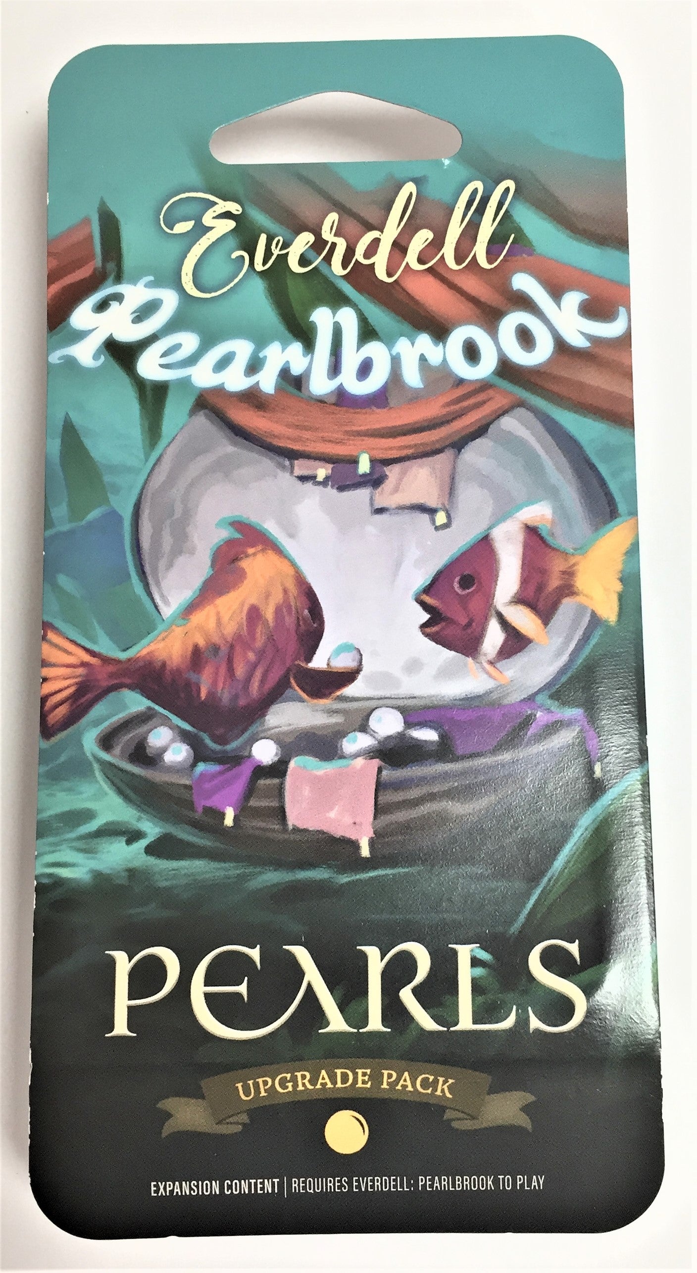 Everdell: Pearlbrook Expansion: Glass Pearl upgrade for use with the board game E, Everdell, sold at the BoardGameGeek Store