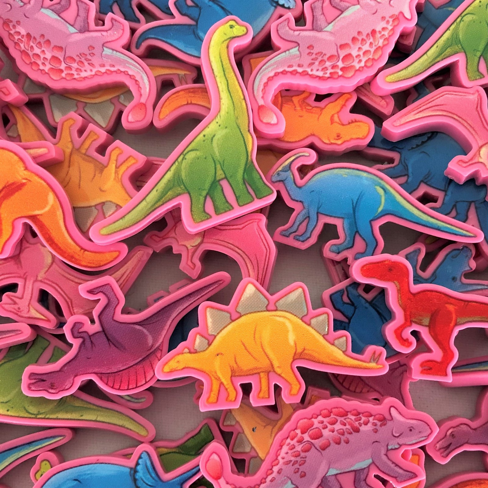 GeekUp Bit Set: Dinosaur Island for use with the board game Dinosaur Island, REORDER, sold at the BoardGameGeek Store