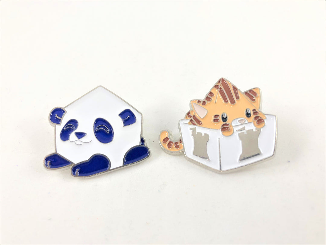 The Dice Tower: Enamel Pins Cat