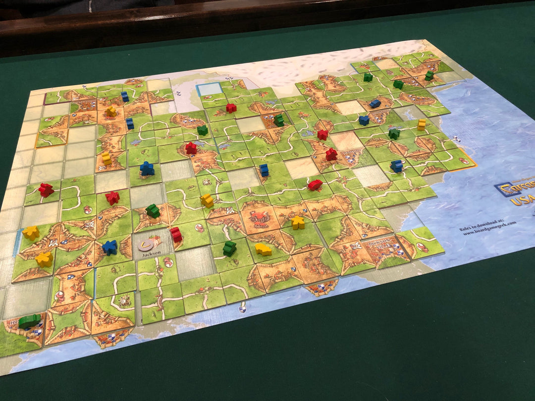 Carcassonne Maps: USA East for use with the board game C, Carcassonne, sold at the BoardGameGeek Store