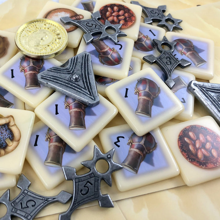 GeekUp Bit Set: Targi Expansion for use with the board game REORDER, Targi, sold at the BoardGameGeek Store