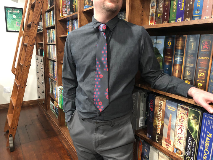 Mr. Meeple Board Game Ties for use with the board game , sold at the BoardGameGeek Store
