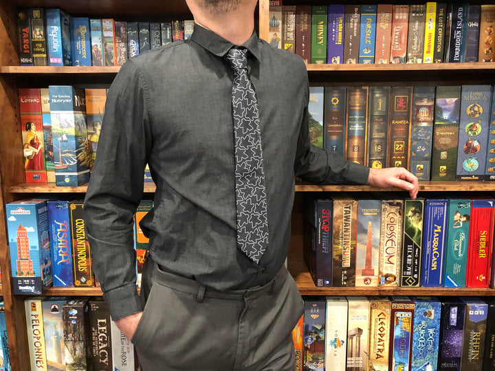 Mr. Meeple Board Game Ties for use with the board game , sold at the BoardGameGeek Store