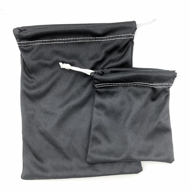 Microfiber Drawstring Bags for use with the board game REORDER, sold at the BoardGameGeek Store