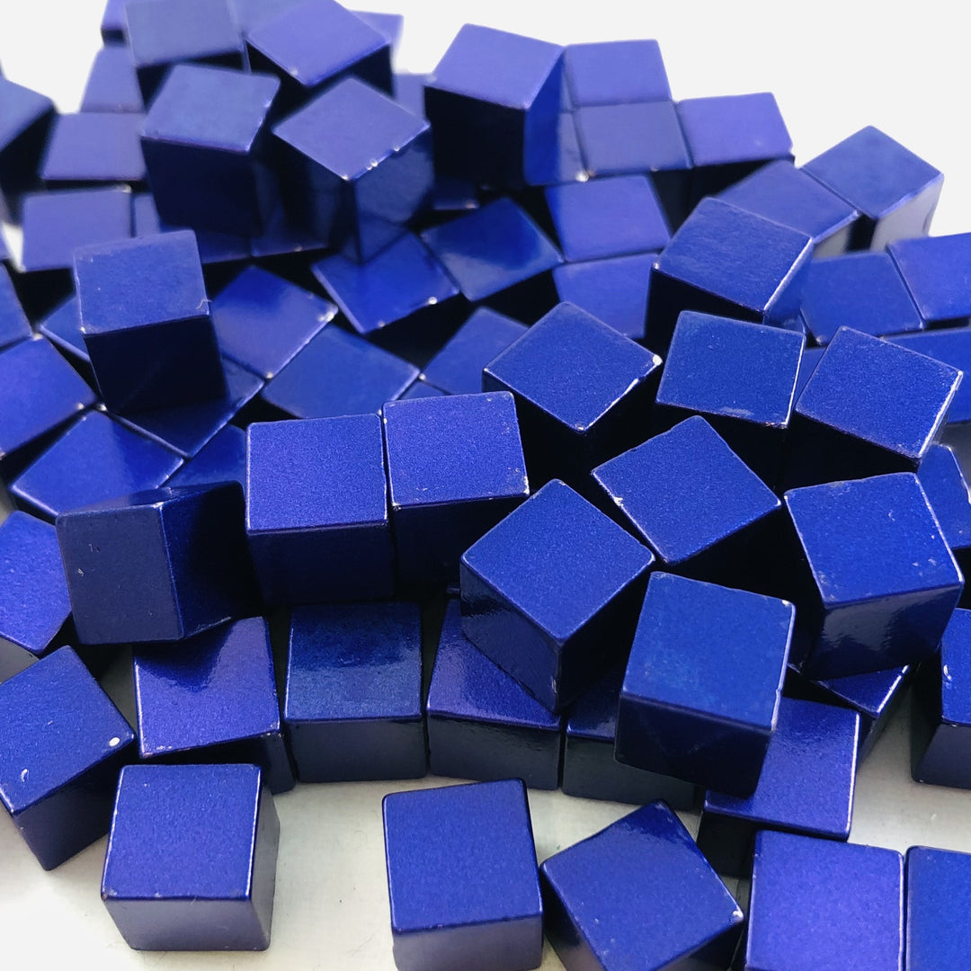 Metal Cubes - 8 mm - Bag of 30 for use with the board game REORDER, sold at the BoardGameGeek Store