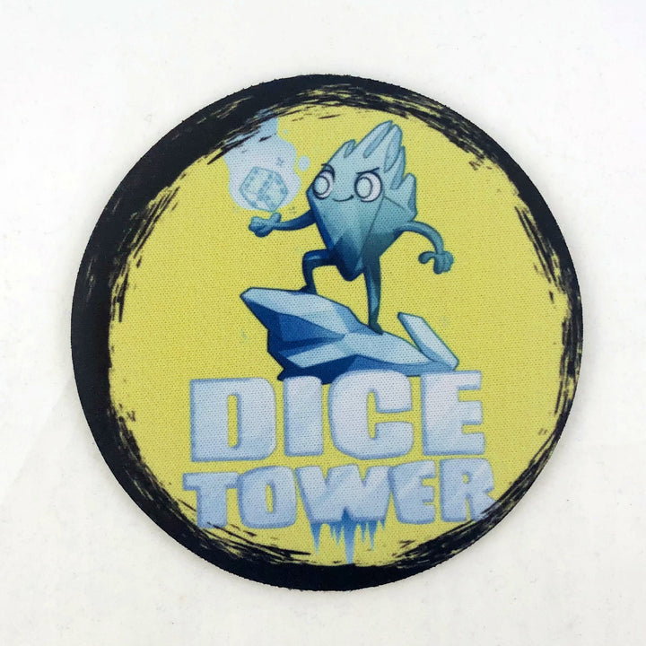 The Dice Tower - Set of 6 Superhedron Coasters for use with the board game The Dice Tower, sold at the BoardGameGeek Store