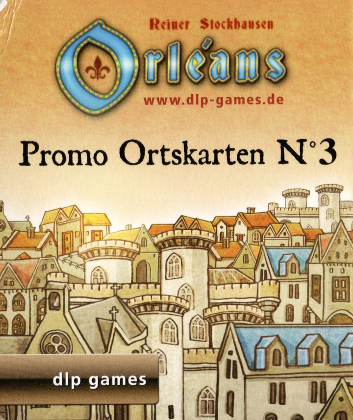 Orléans: Promo Ortskarten N°3 for use with the board game O, Orleans, sold at the BoardGameGeek Store