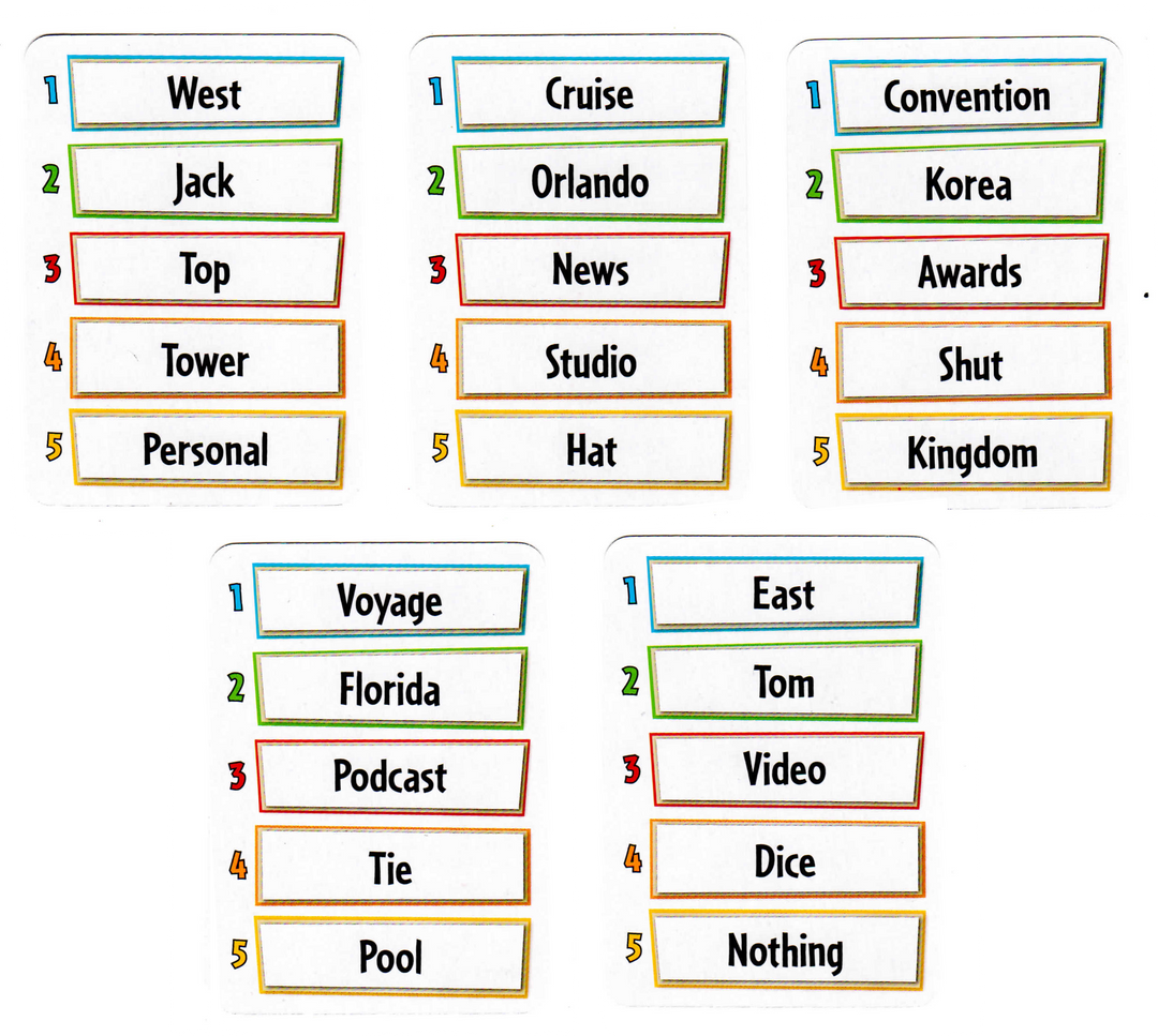 Just One, Board Game