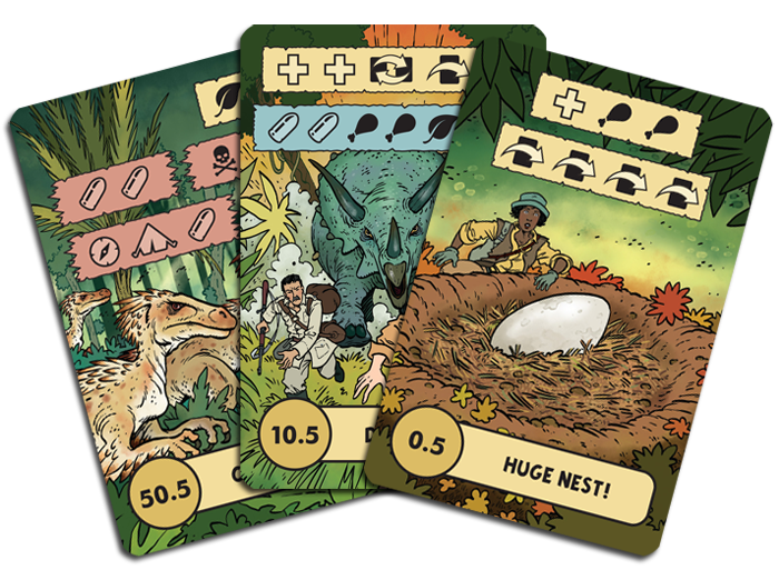 Lost Expedition, The: The Lost World Promo Cards for use with the board game L, Lost Expedition, sold at the BoardGameGeek Store