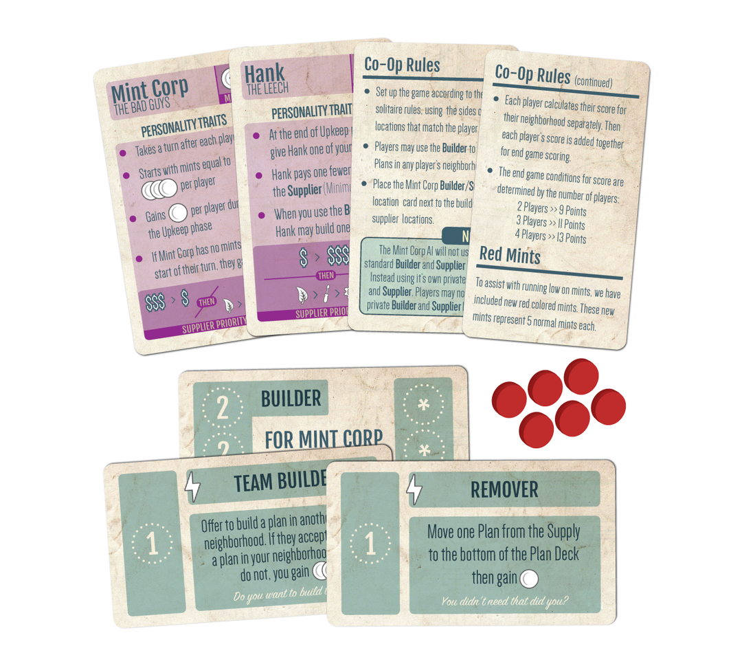 Mint Works: Promo 1 for use with the board game M, Mint Works, sold at the BoardGameGeek Store
