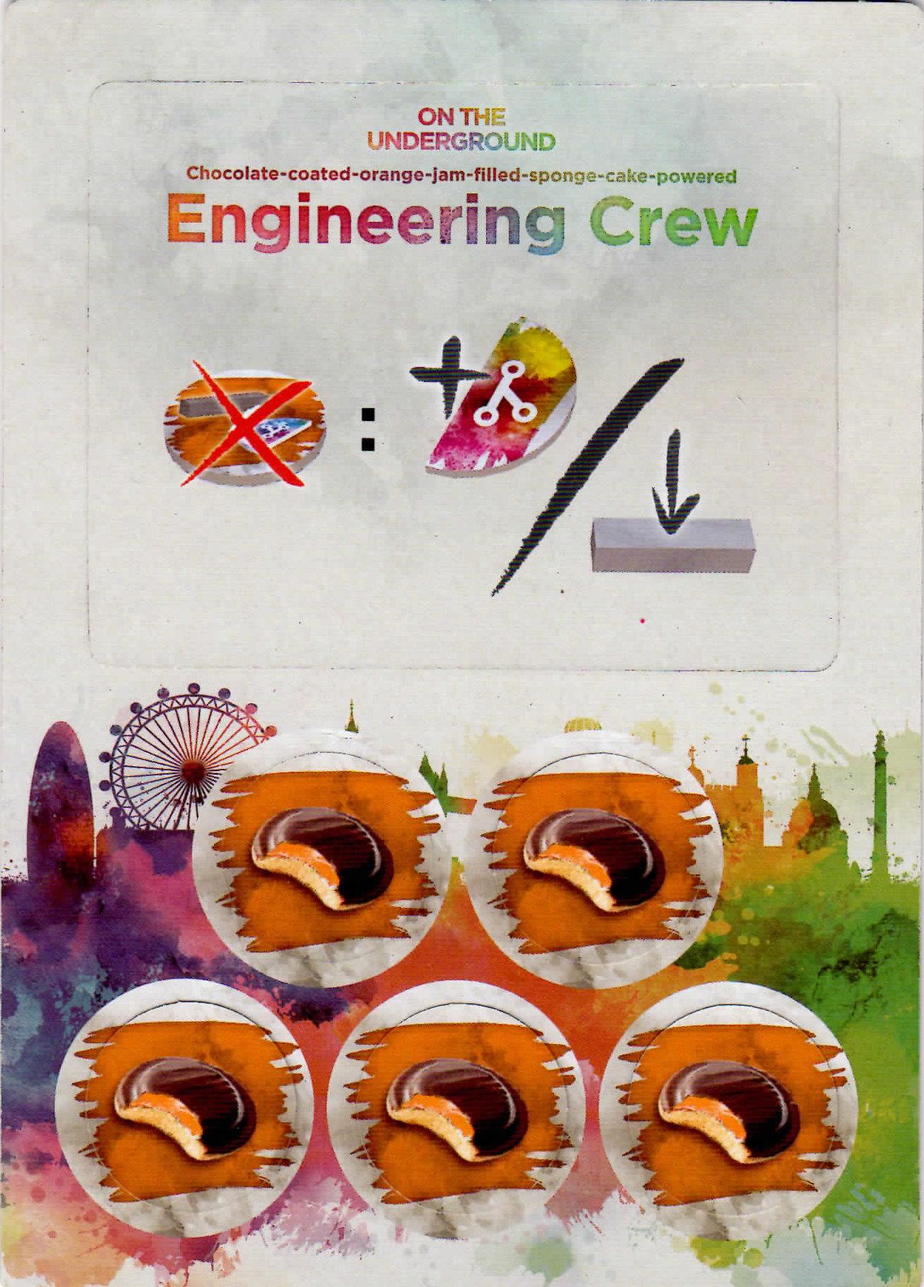 On The Underground: Engineering Crew for use with the board game O, On the Underground, sold at the BoardGameGeek Store