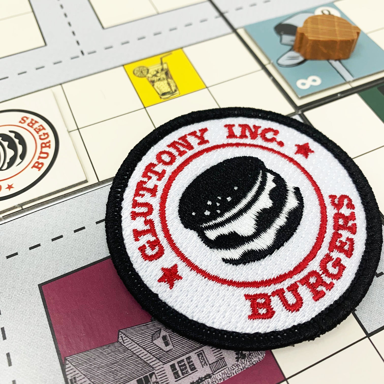 Geek Patch: Food Chain Magnate for use with the board game Food Chain Magnate, Geek Patch, Spring Sale, sold at the BoardGameGeek Store