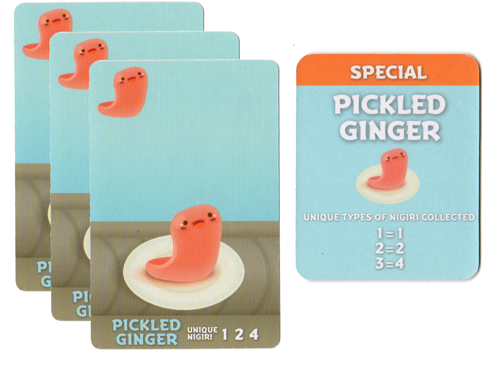 Sushi Go Party!: Pickled Ginger Promo for use with the board game S, Sushi Go Party, sold at the BoardGameGeek Store