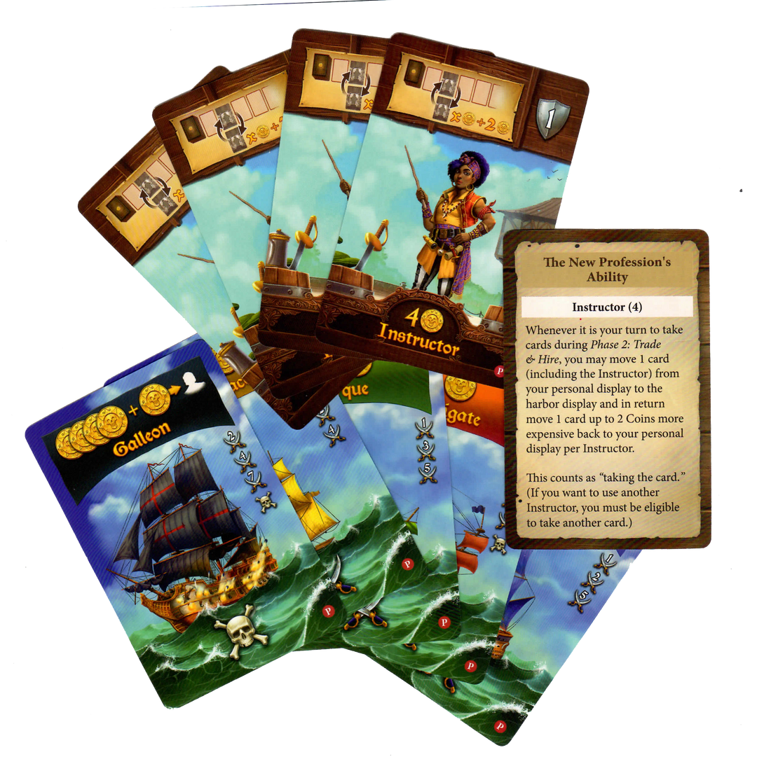Port Royal: Instructor Promo Set for use with the board game P, Port Royal, sold at the BoardGameGeek Store