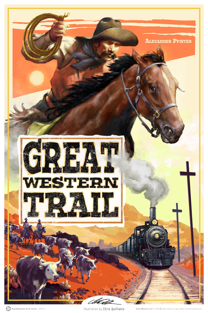 BoardGameGeek Artist Series: Series 4 - Great Western Trail