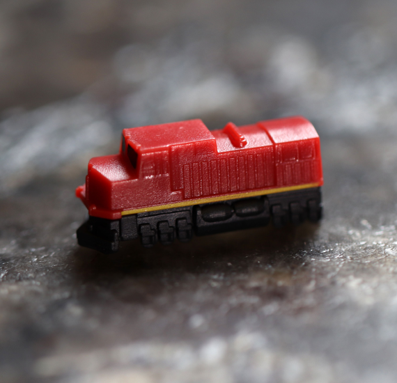 Little Plastic Train Co - Set of 48 Trains for use with the board game , sold at the BoardGameGeek Store