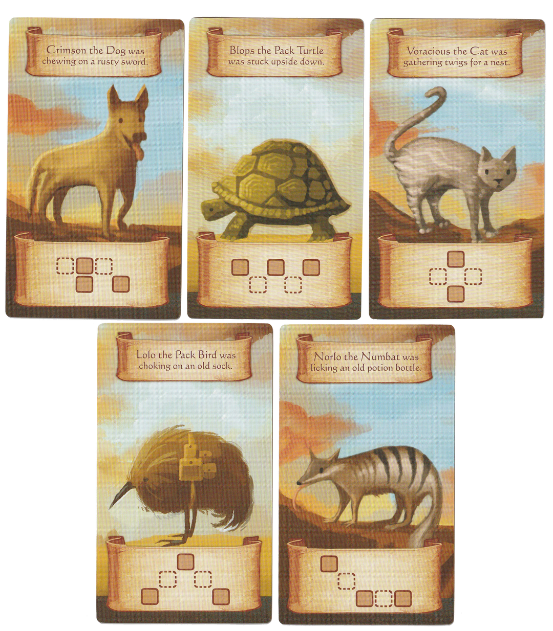 Roam: Animals Promo Pack for use with the board game R, Roam, sold at the BoardGameGeek Store