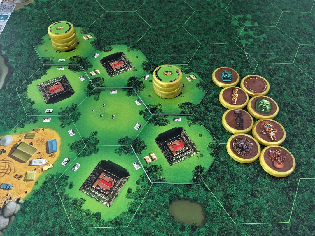 GeekUp Bit Set: Tikal for use with the board game REORDER, Tikal, sold at the BoardGameGeek Store