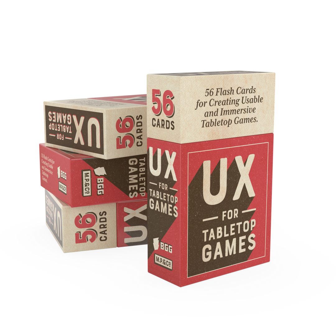 PREORDER - UX for Tabletop Games Flash Card Deck for use with the board game , sold at the BoardGameGeek Store