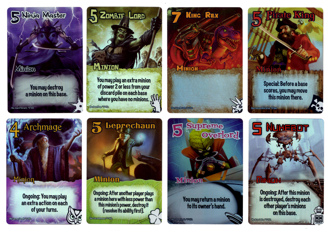 Smash Up: Alternate Art Foil Cards for use with the board game S, Smash Up, sold at the BoardGameGeek Store