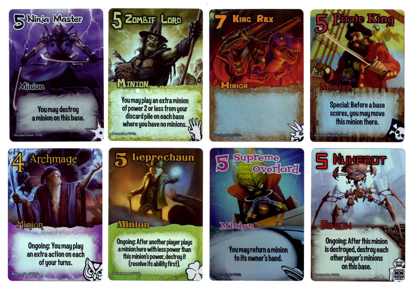 Smash Up: Alternate Art Foil Cards for use with the board game S, Smash Up, sold at the BoardGameGeek Store