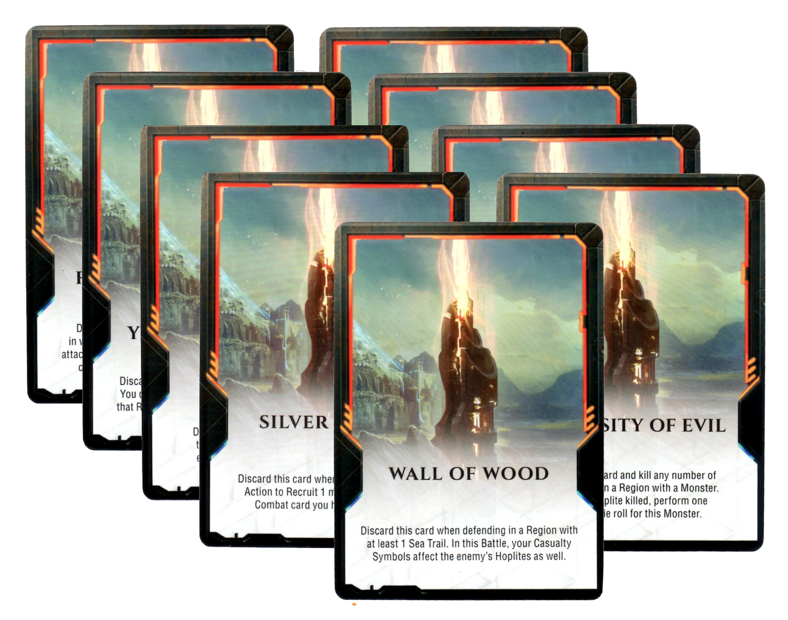 Lord of Hellas: Prophecy Cards for use with the board game L, Lords of Hellas, sold at the BoardGameGeek Store