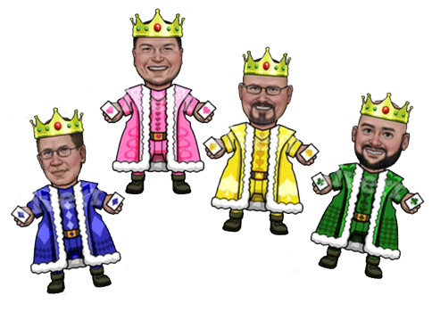 Kingdomino: Stickers for use with the board game K, Kingdomino, sold at the BoardGameGeek Store