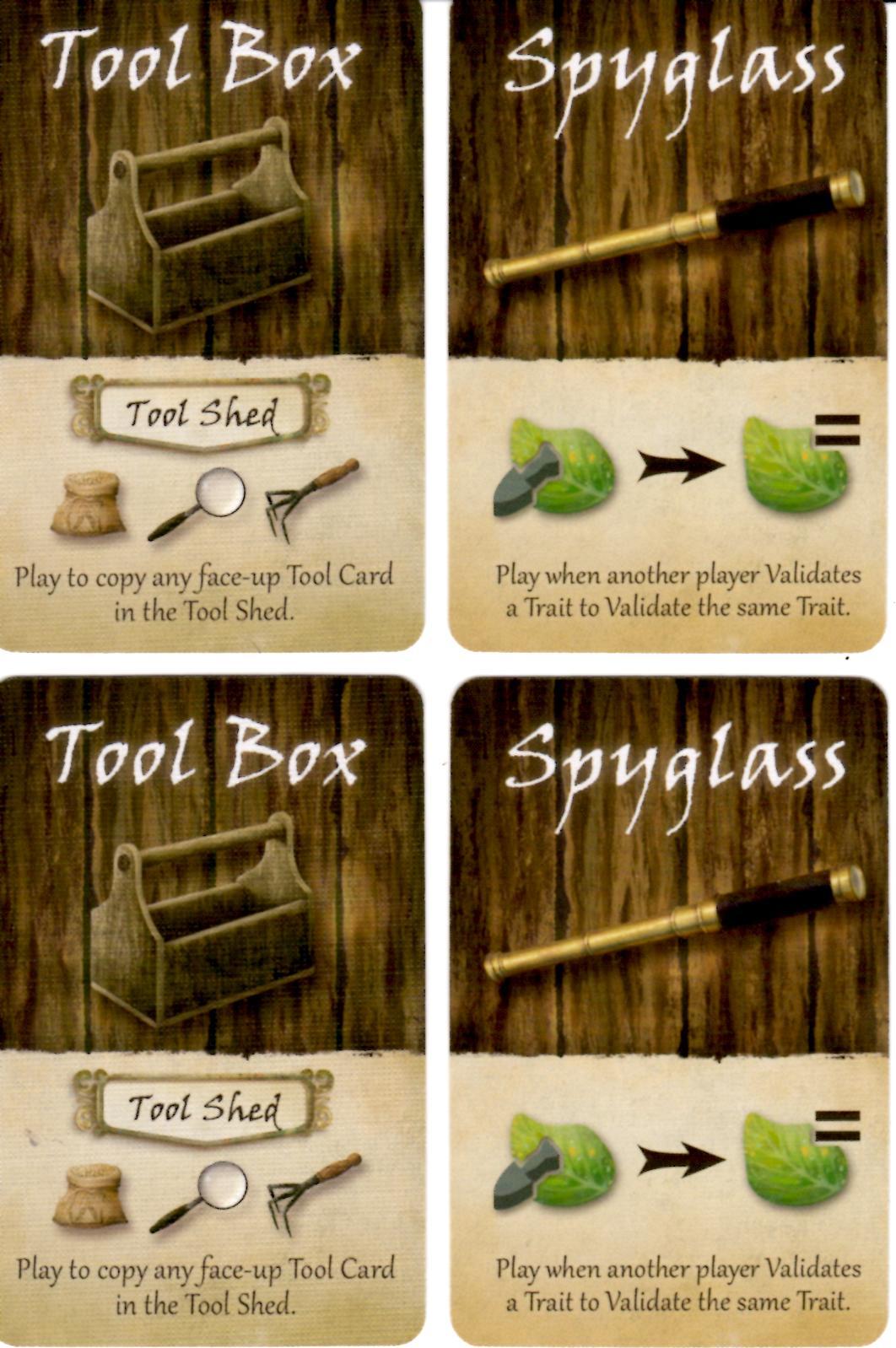 Genotype: Tool Cards Promo Pack for use with the board game G, Genotype, Spring Sale, sold at the BoardGameGeek Store