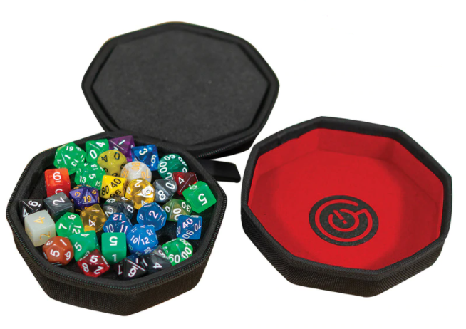GeekOn Dice Tray for use with the board game GeekOn, REORDER, sold at the BoardGameGeek Store