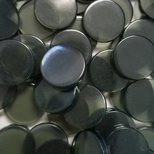 Translucent Plastic Discs - 15 mm - Bag of 30 for use with the board game REORDER, sold at the BoardGameGeek Store