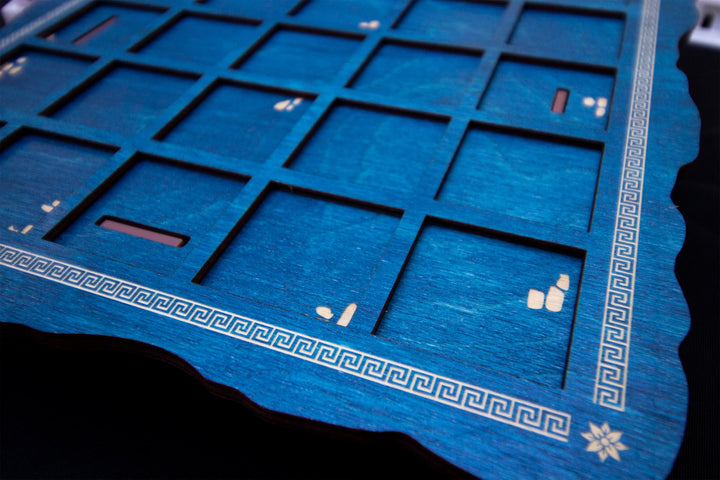 Strata Strike - Santorini Wooden Boards for use with the board game Santorini, sold at the BoardGameGeek Store