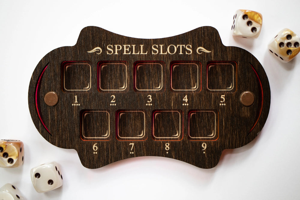 Strata Strike: Spell Slot Tracker for use with the board game , sold at the BoardGameGeek Store