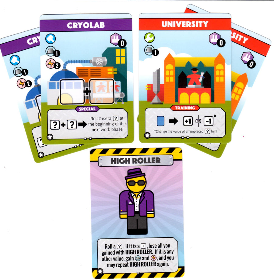 Fantastic Factories: Promo Pack 1 for use with the board game F, Fantastic Factories, sold at the BoardGameGeek Store